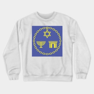 Riding with the Rabbi Trilogy Crewneck Sweatshirt
